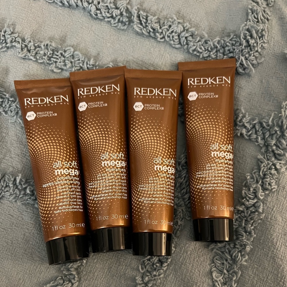 Redken All Soft travel size conditioner (lot of 4)
